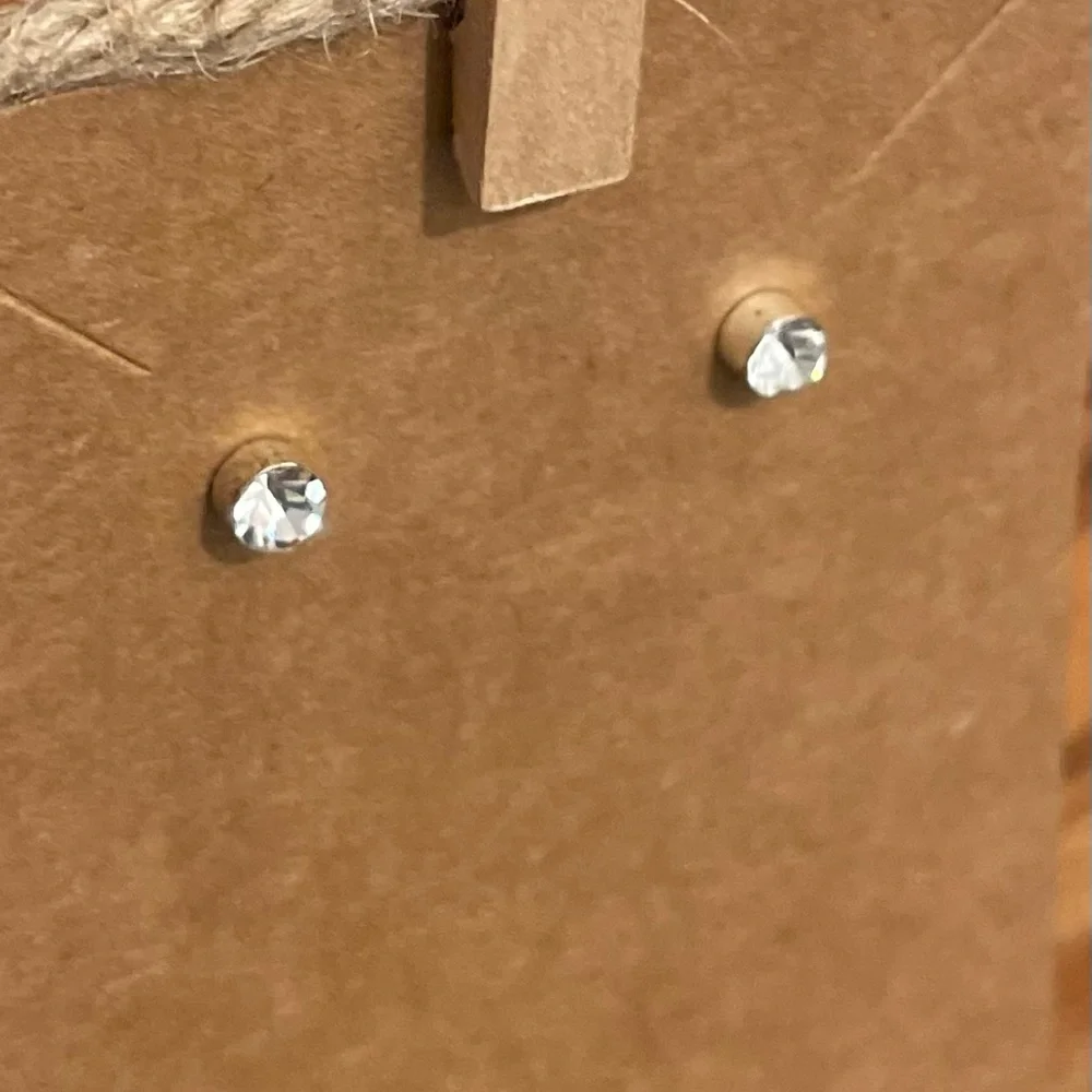Chic Silver Crystal Stud Earrings